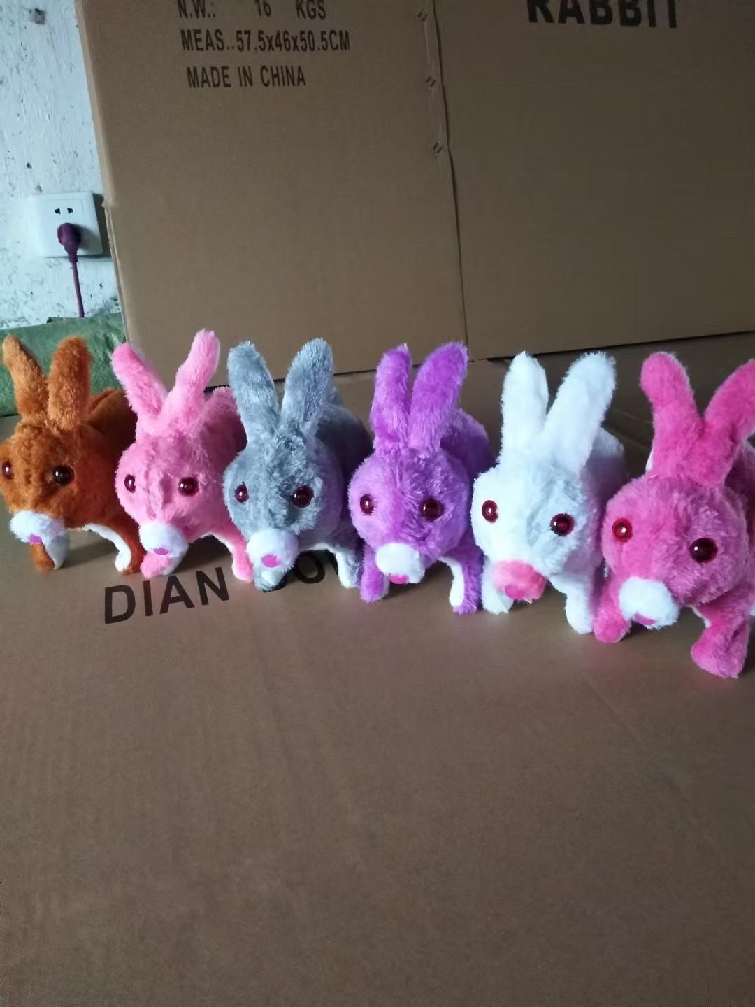 带灯毛绒兔子毛绒玩具