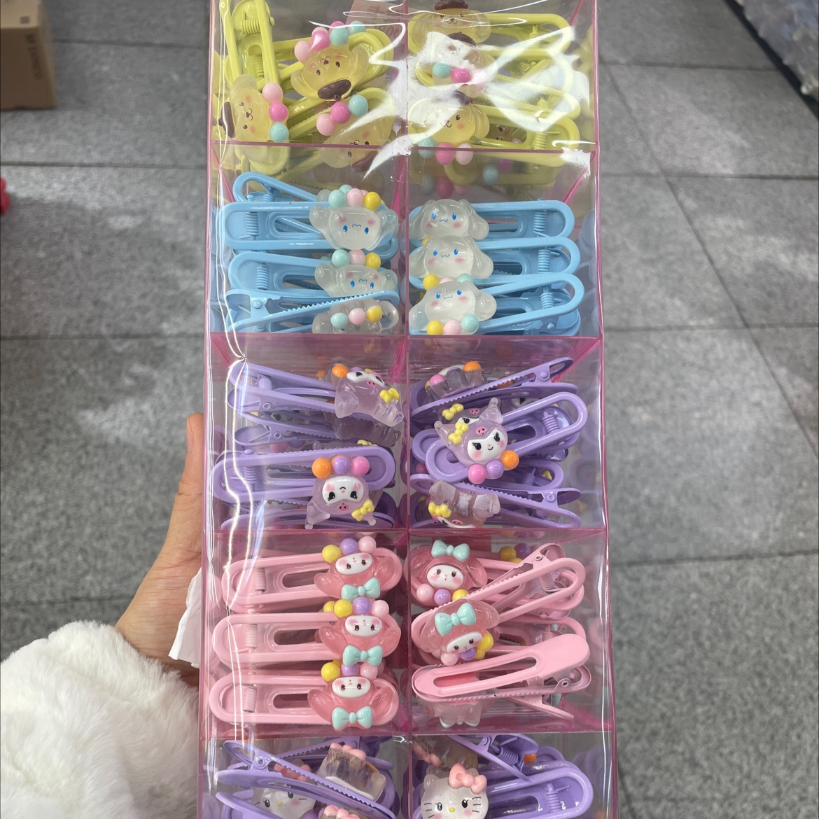 2024 Creative Accessories Cartoon Sanrio Children's hair Clips, Girls' hair accessories, hair clips and hairpins, creative accessories detail image 1