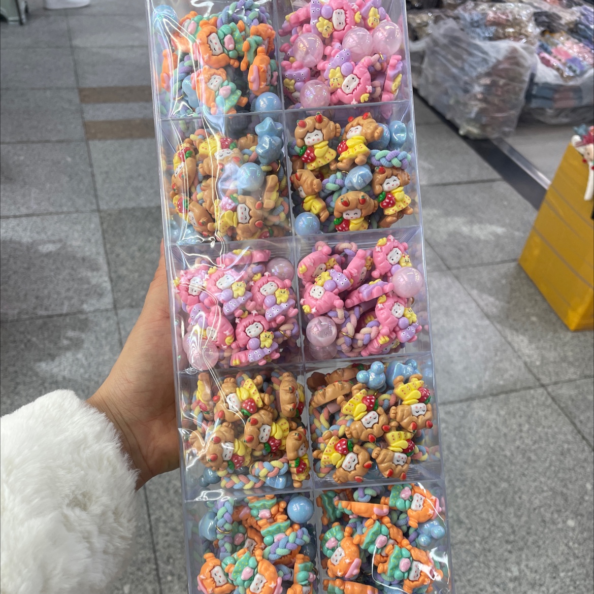 2024 New style little girl hair tie, cute flower leather circle hair tie headband, hair accessory Headband