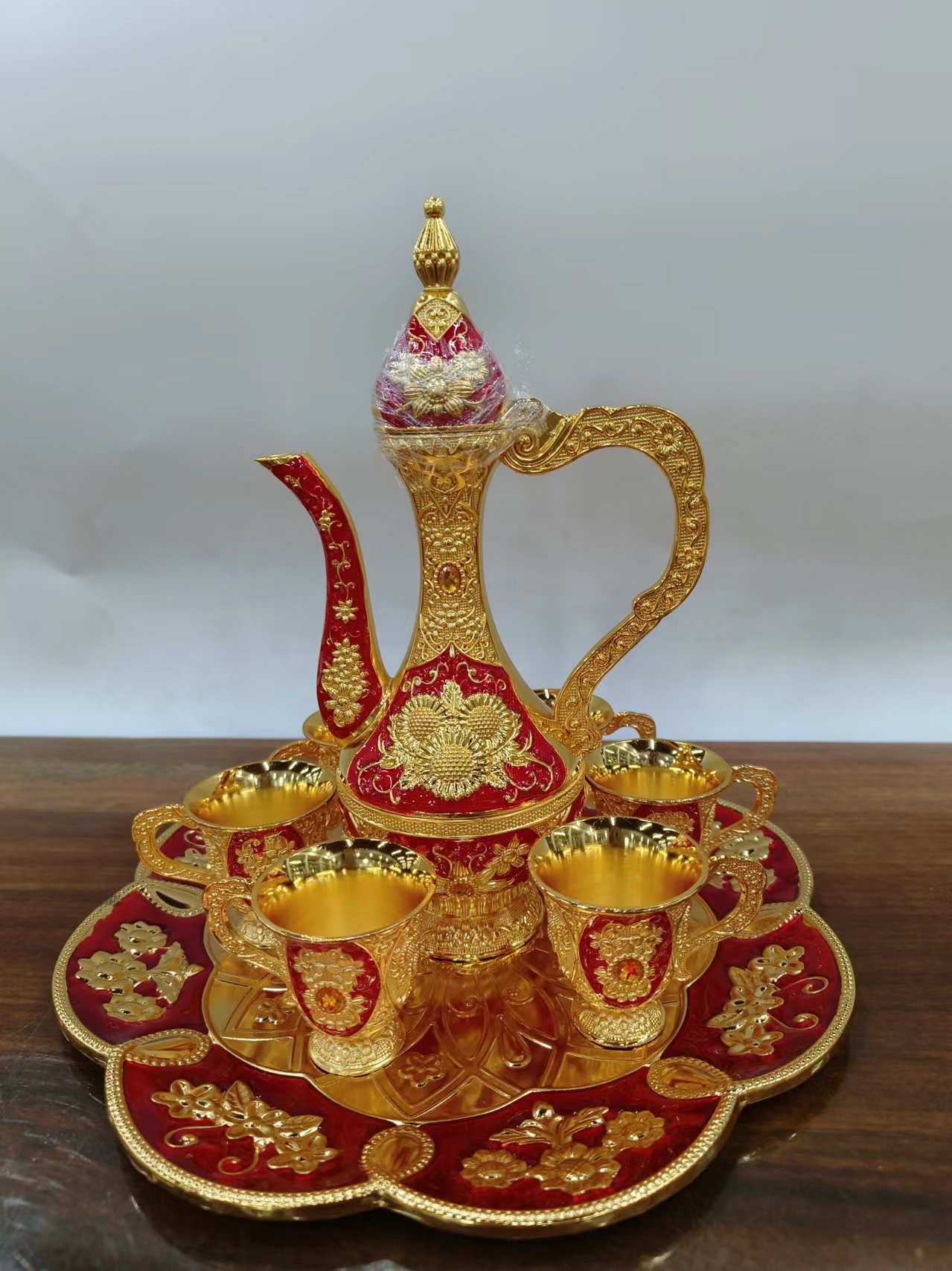 景泰蓝珐琅神灯铜摆件流行家居装饰品 卡通转转手表设计独特时尚潮流表款详情图3