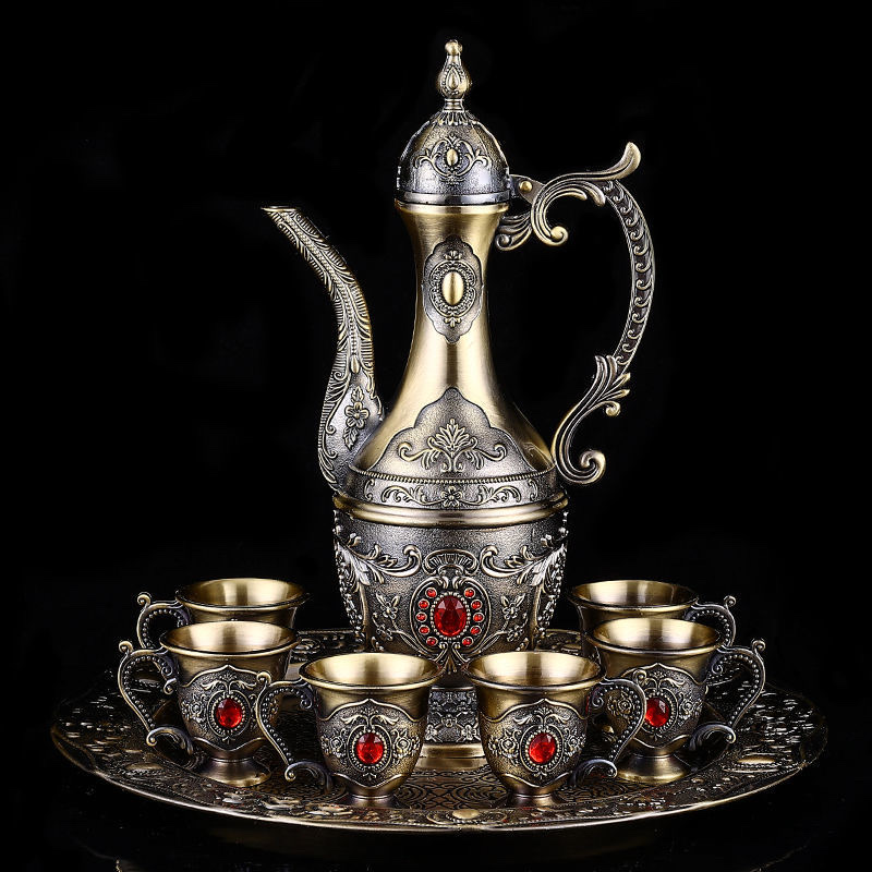 锌合金工艺摆件珐琅彩，KYV酒具用喝 旅游装饰家居摆件详情图2