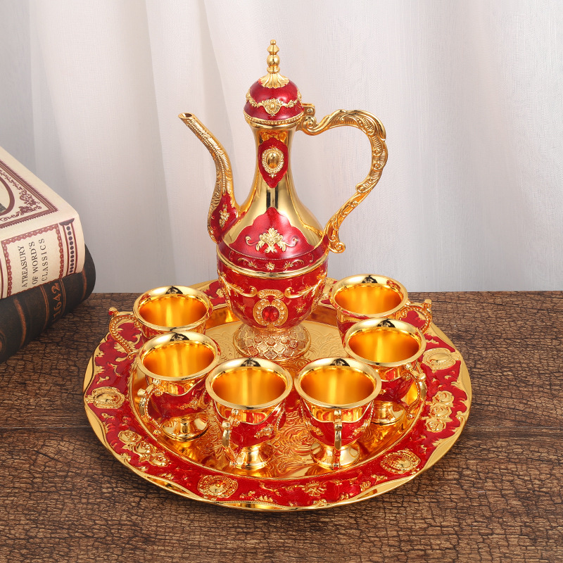 锌合金工艺摆件珐琅彩，KYV酒具用喝 旅游装饰家居摆件详情图5