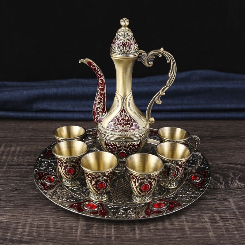 锌合金摆件摆台，酒店KTV旅游影区摆件工艺品珐琅珐琅详情图4