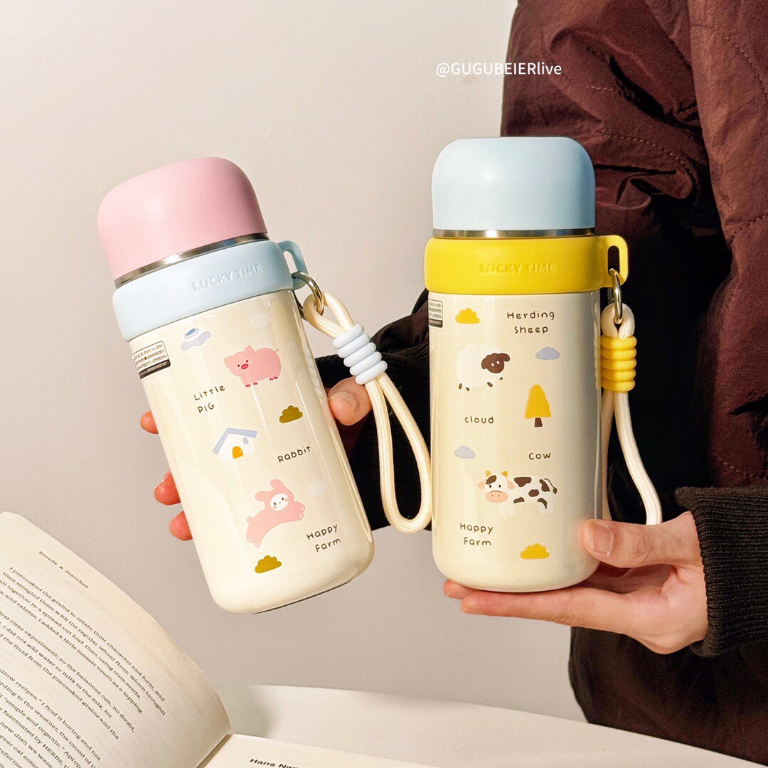 # ys-water 🆕 new happy ranch insulated cup - XDFY9525 350ML XDFY9526 500M Application Scenario