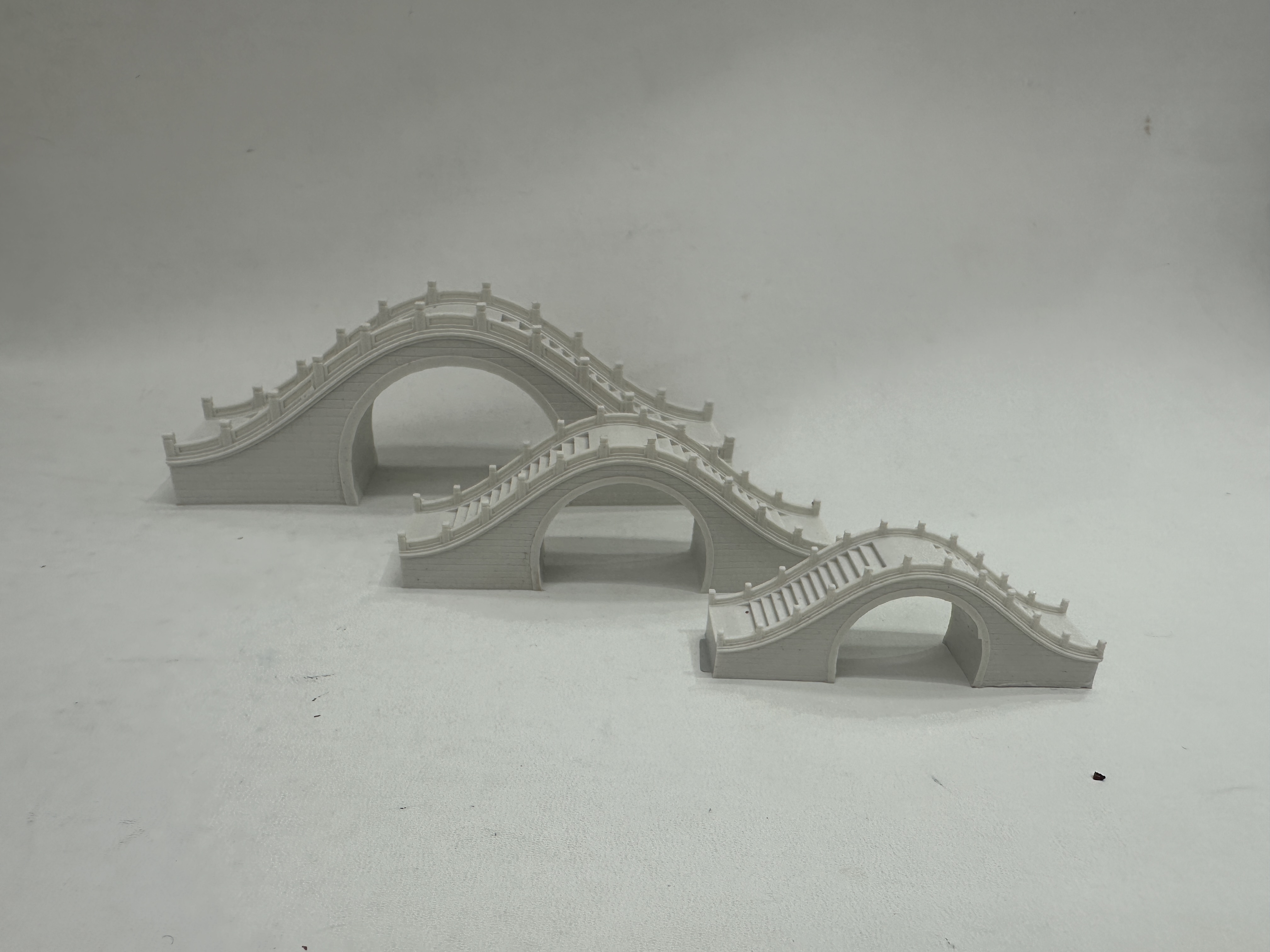 Ancient building materials, resin ornaments, ancient architectural models detail image 6