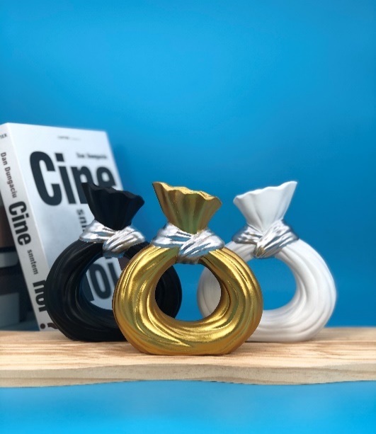 树脂工艺品花瓶 陶瓷小花瓶 艺术装饰品 花艺设计必备花瓶图