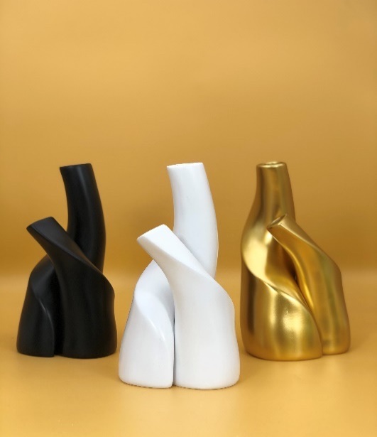 树脂工艺品花瓶 陶瓷小花瓶 艺术装饰品 花艺设计必备花瓶产品图