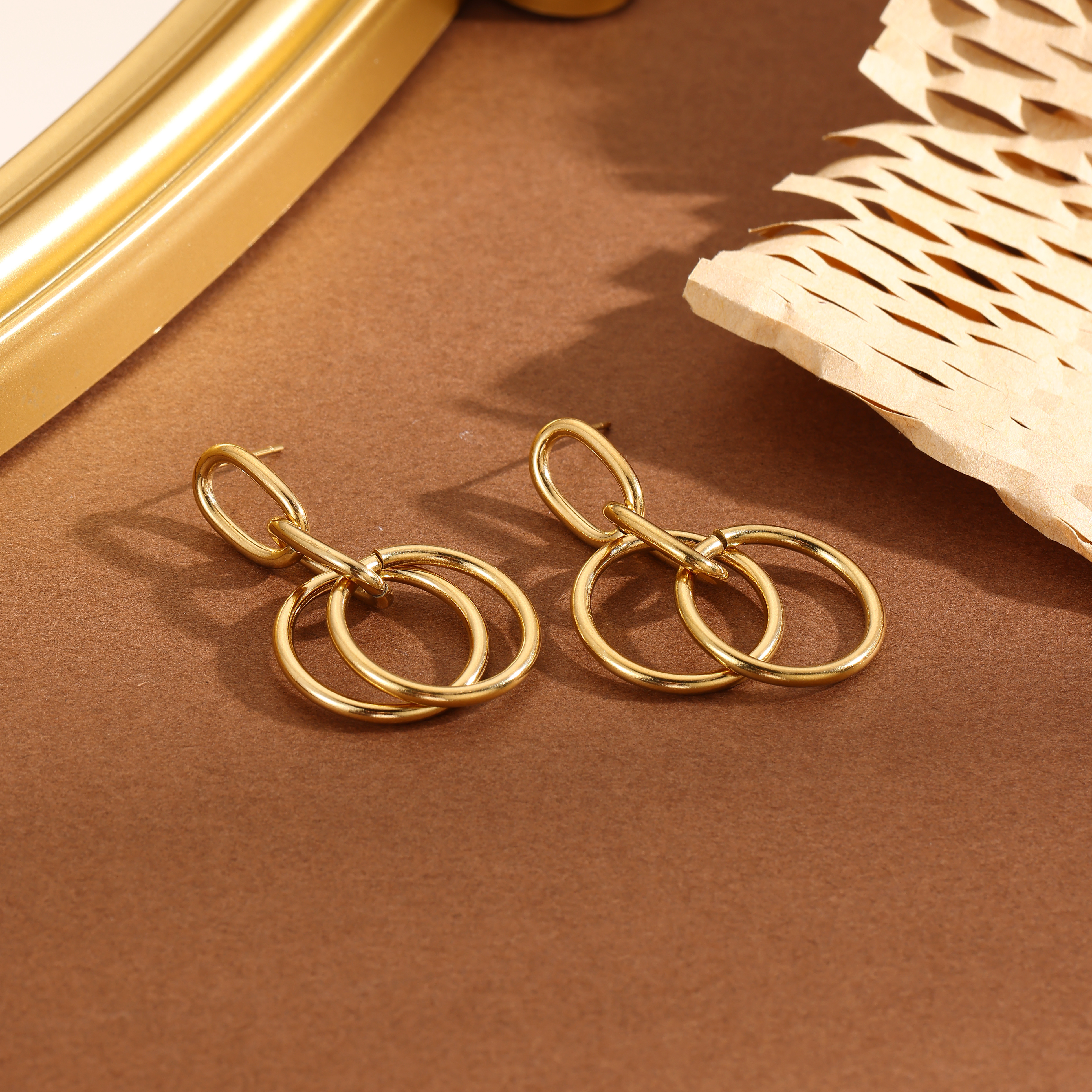 欧美新款潮流不锈钢耳环 时尚耳饰 