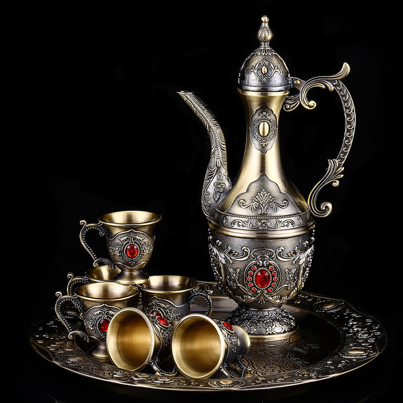 锌合金工艺摆件珐琅彩，KYV酒具用喝 旅游装饰家居摆件详情图8