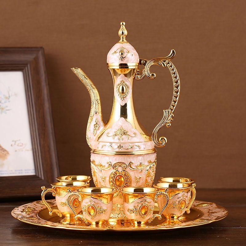 锌合金工艺摆件珐琅彩，KYV酒具用喝 旅游装饰家居摆件细节图