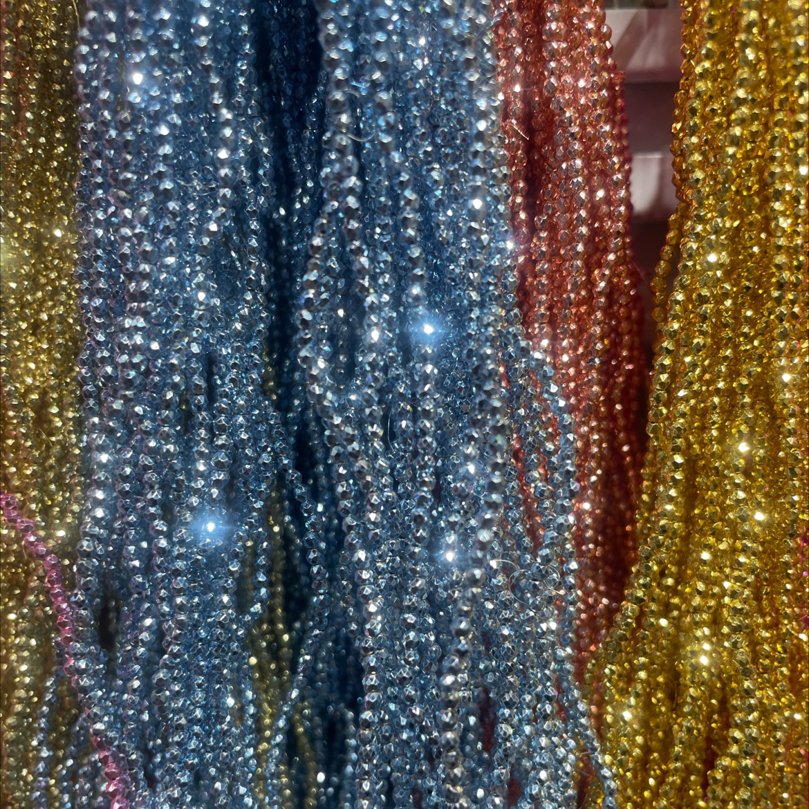 精品卡0.8琉璃珠散珠 玻璃珠水染珠子 手工DIY串珠 材料包 独特光泽 手工首饰制作必备嫂子水晶