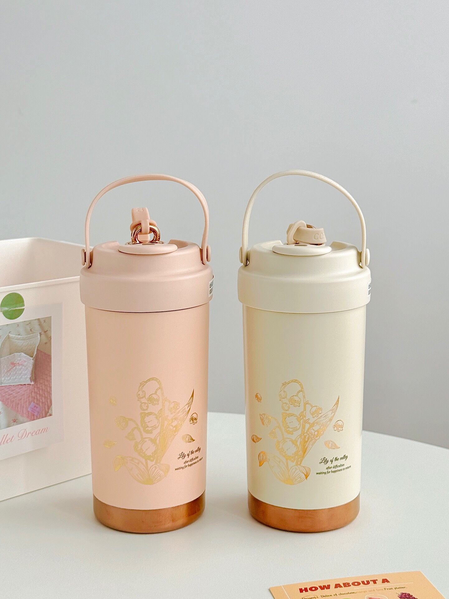 
铃兰花四季咖啡杯[咖啡]
高颜值 & 高品质
内胆喷陶 316钢
——HB-8515   500ML    