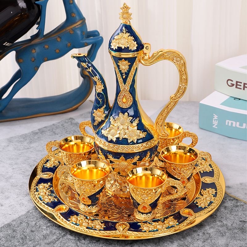 景泰蓝珐琅神灯铜摆件流行家居装饰 卡通转转手表设计独特 时尚潮流艺术品收藏细节图