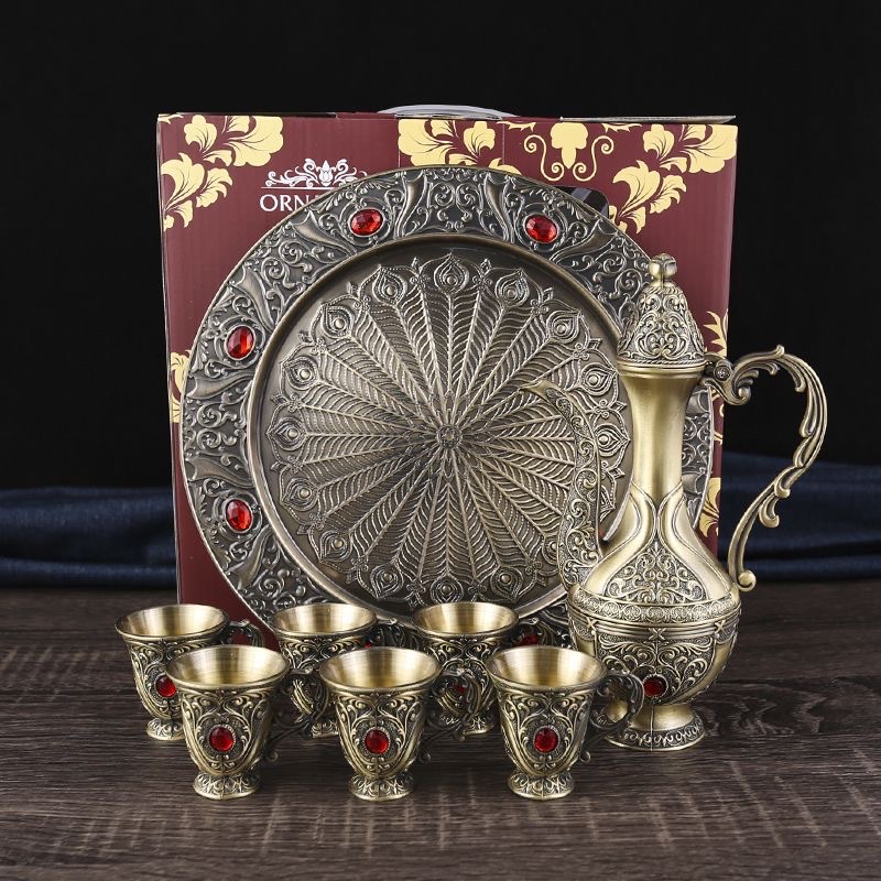 锌合金摆件摆台，酒店KTV旅游影区摆件工艺品珐琅珐琅详情图5