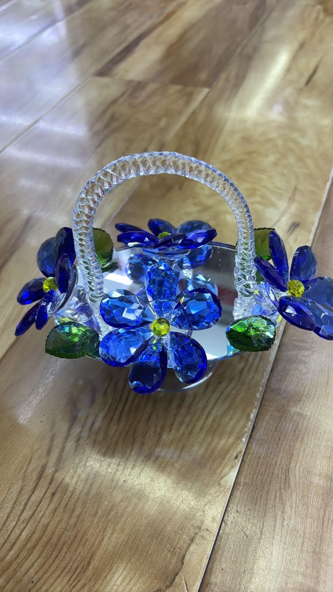 蓝色水晶款装饰工艺水晶水晶玻璃