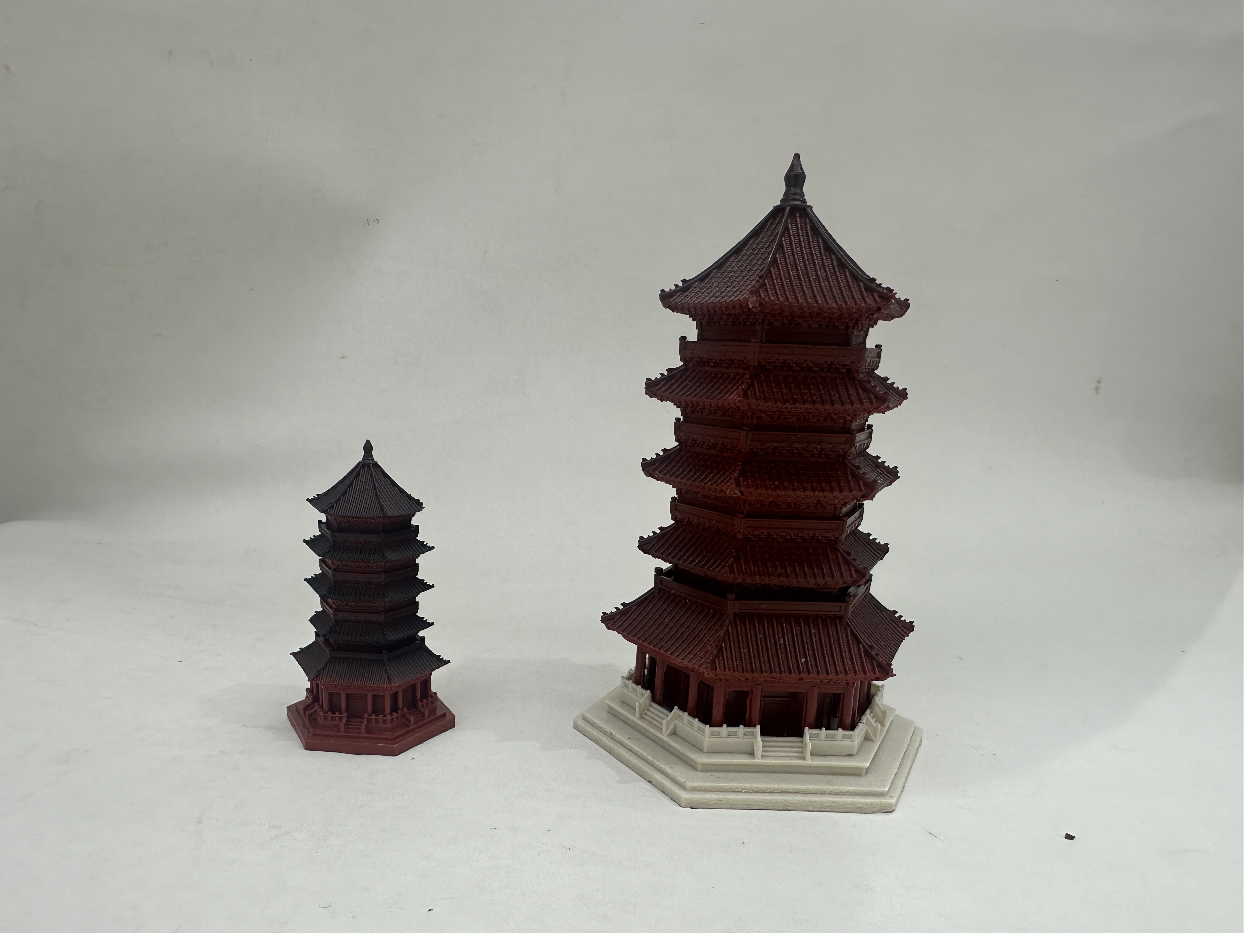 Ancient building materials, resin ornaments, ancient architectural models detail image 8