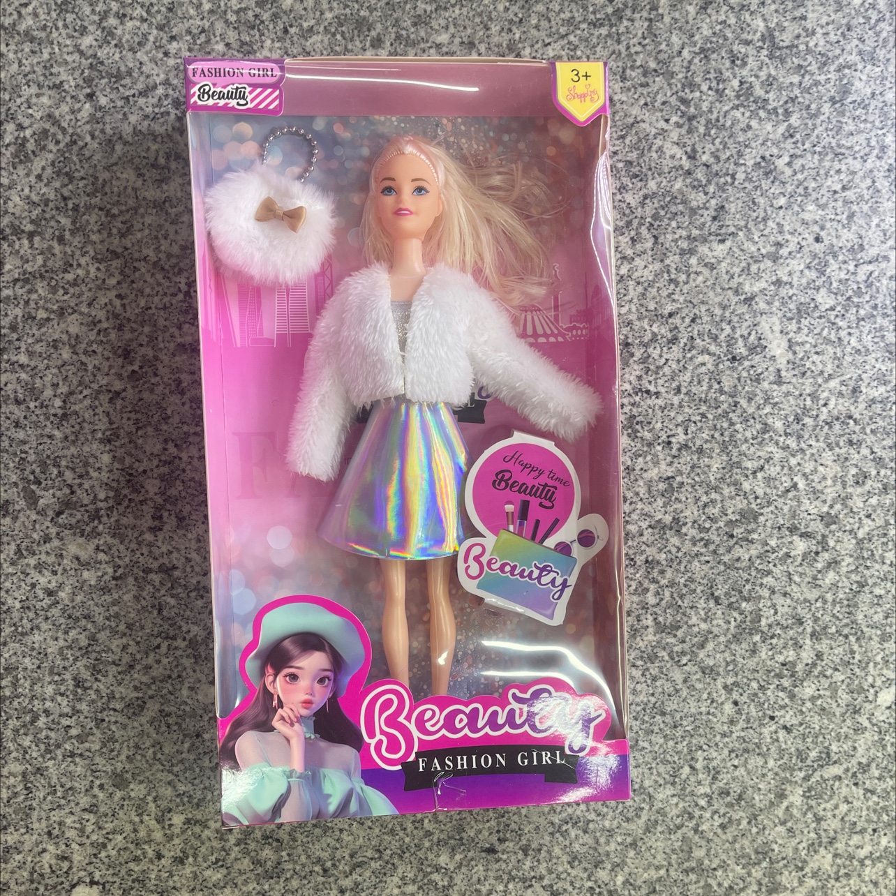 钥匙扣/儿童玩具/卡皮巴拉啪啪圈/变脸/后后毛绒细节图