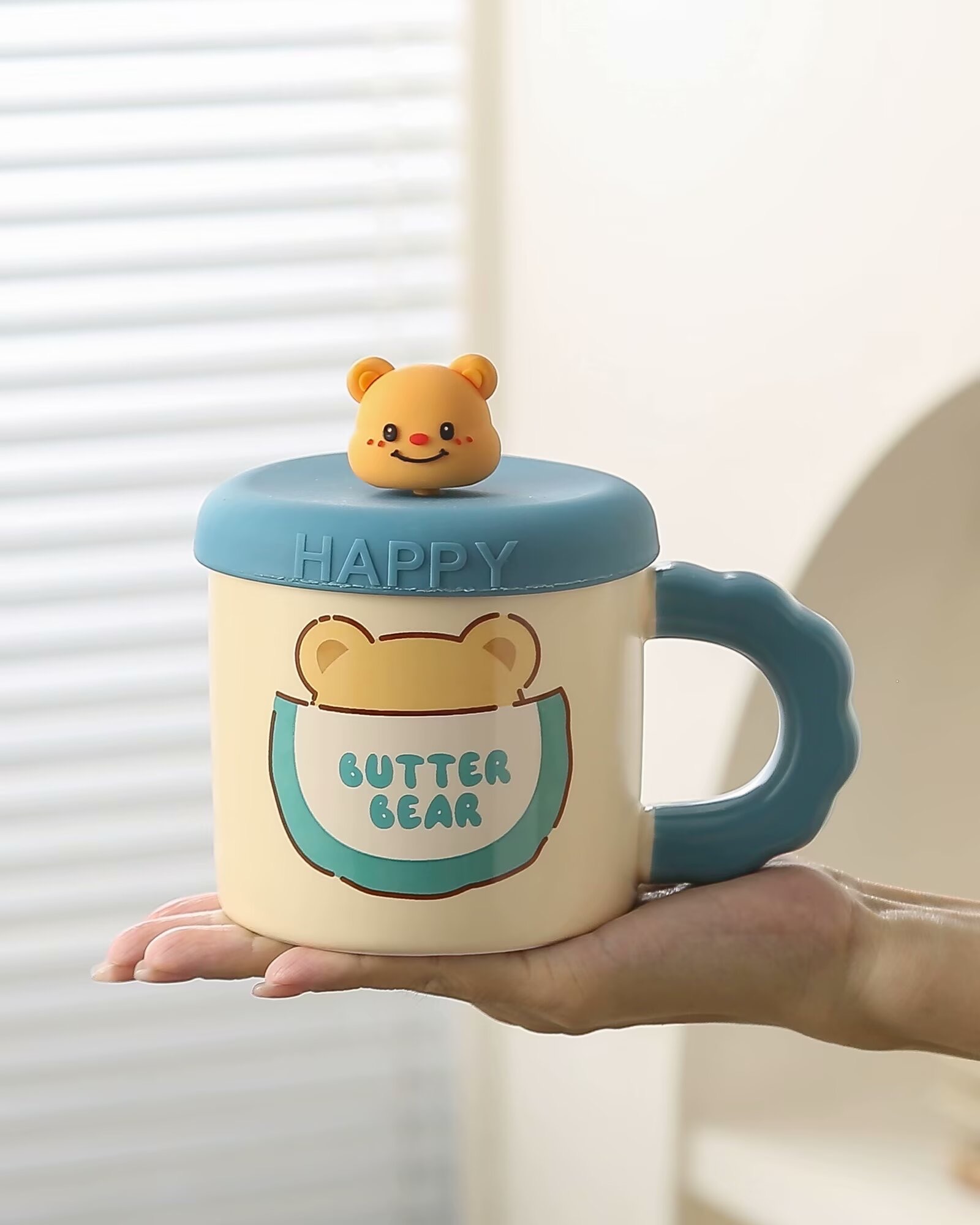 国潮风2024年热销款式，硅胶卡通陶瓷杯，保温杯，百万热销款，女友最爱，值得拥有详情图6