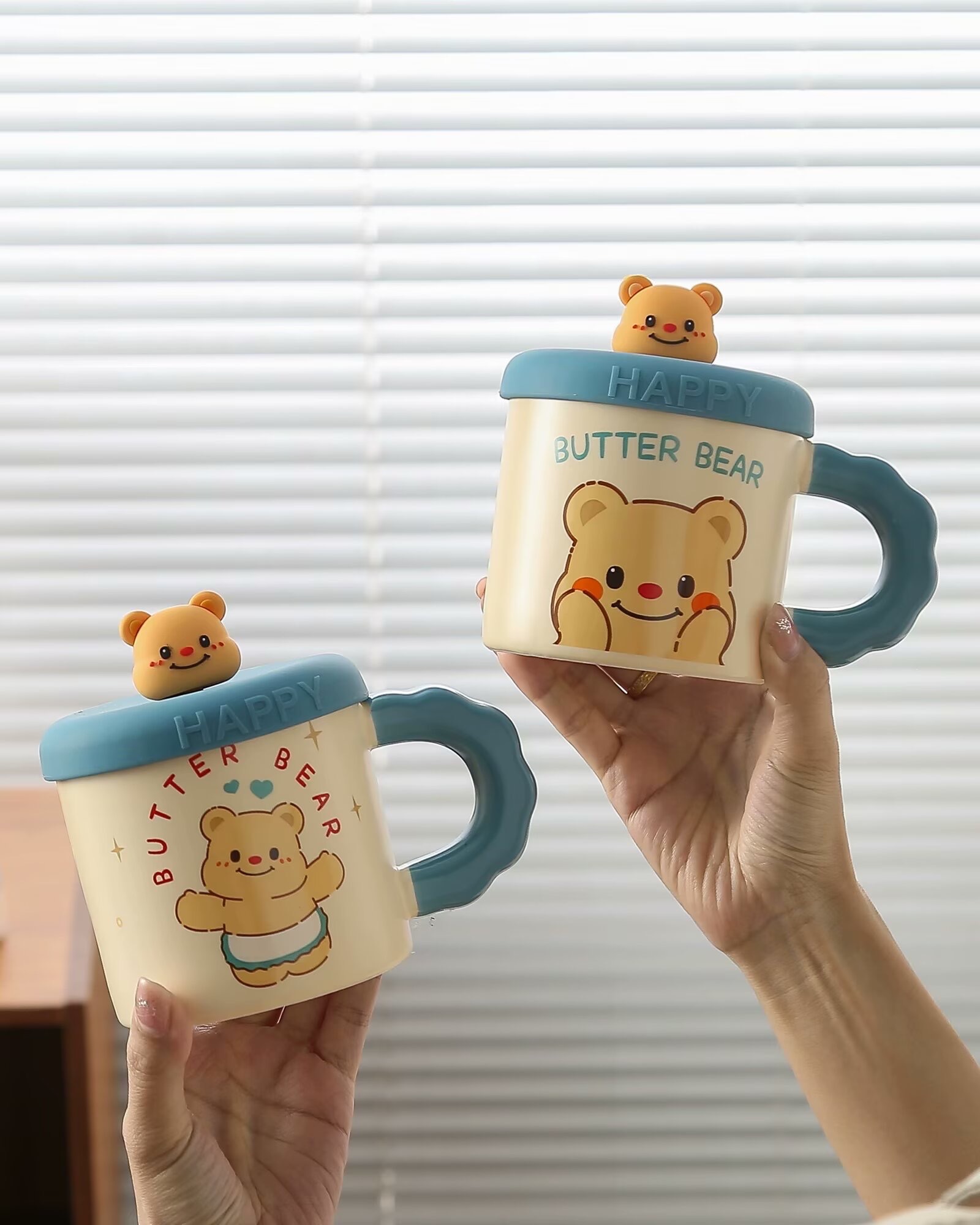 国潮风2024年热销款式，硅胶卡通陶瓷杯，保温杯，百万热销款，女友最爱，值得拥有详情图3