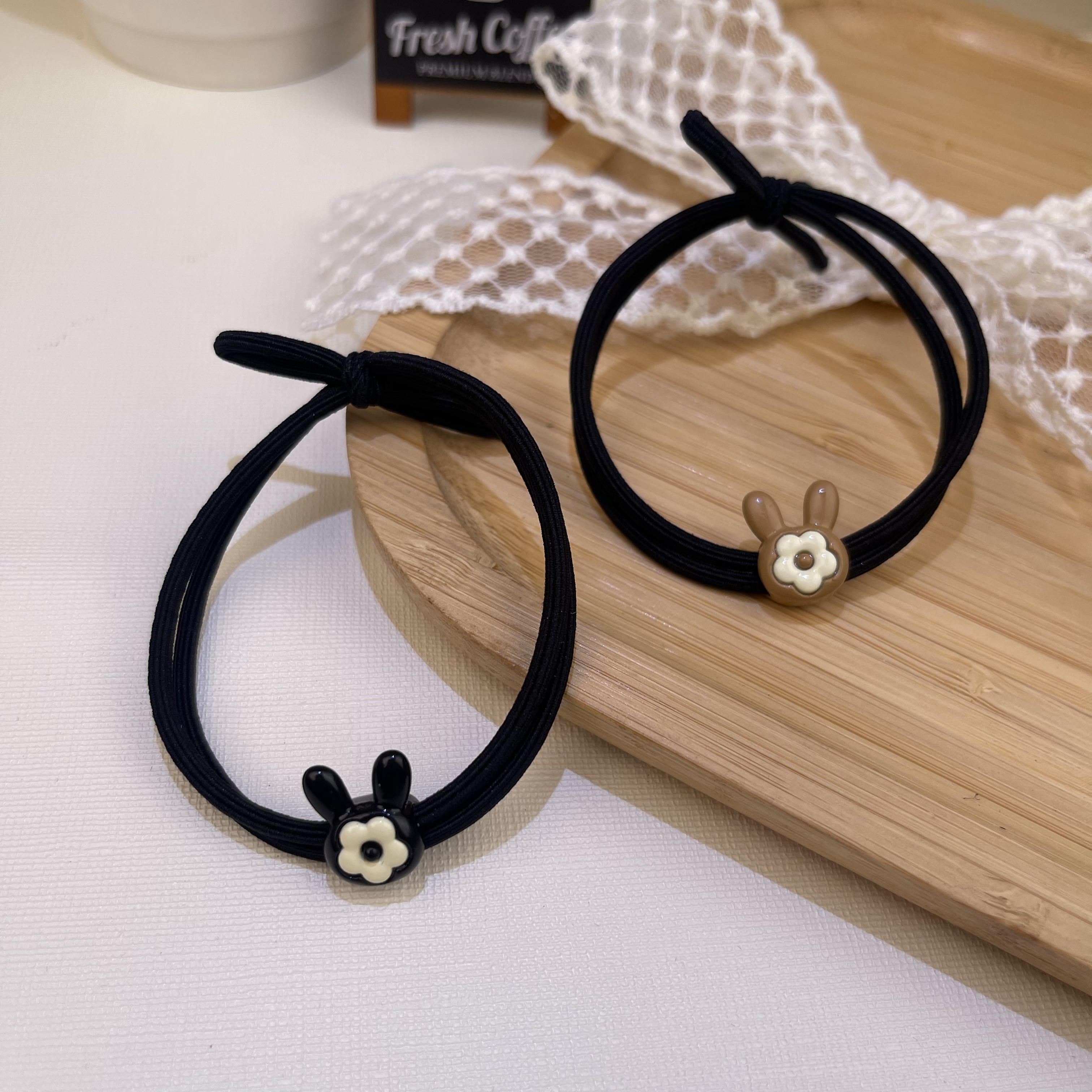 Hair accessories, headwear, hair ties, diamond hair ties, rubber bands for tying hair, exquisite and durable hair ties, fashionable hair accessories for women, elegant style, rubber bands for tying hair, diamond hair ties, hair accessories, headwear, hair ties details Picture