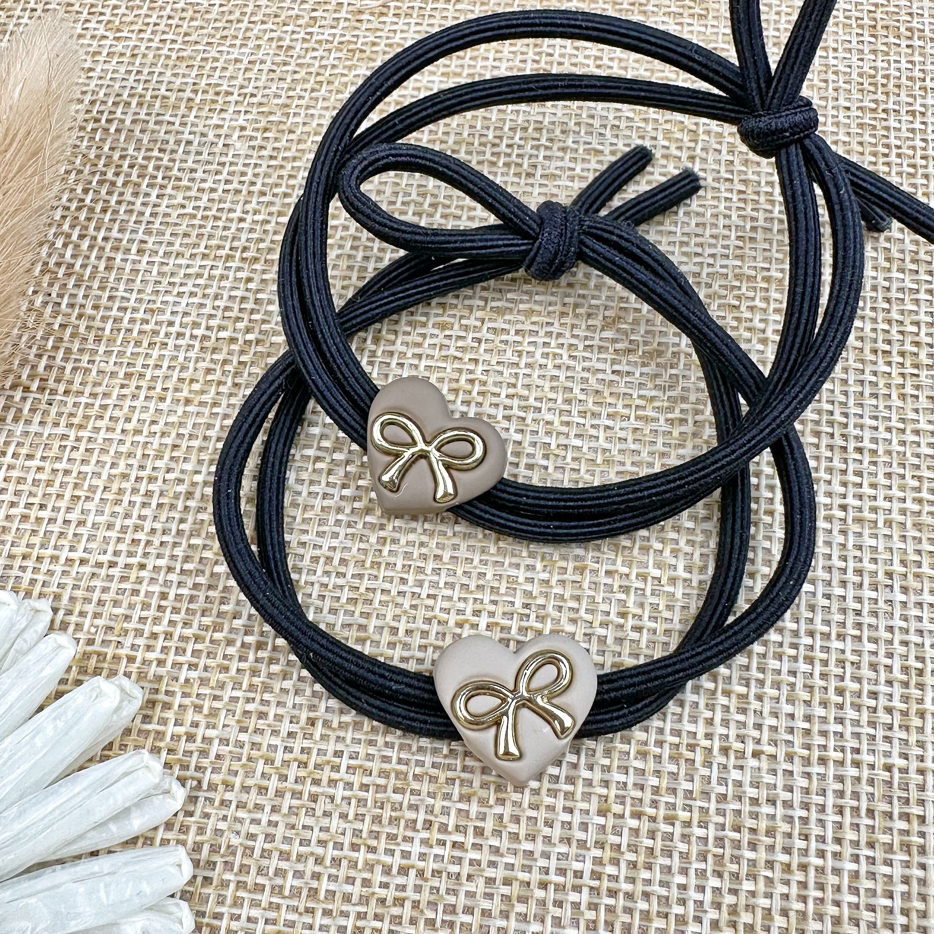 Diamond hair ties, hair accessories, hair ties, rubber bands for tying hair, hair accessories, elegant and fashionable for ladies, simple and durable, no damage to hair, rubber bands for tying hair