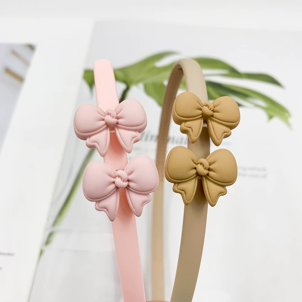New children's macaron-colored hair band for little girls and students, anti-slip and non-damaging hair clips, cute and sweet hair tie accessory detail image 6