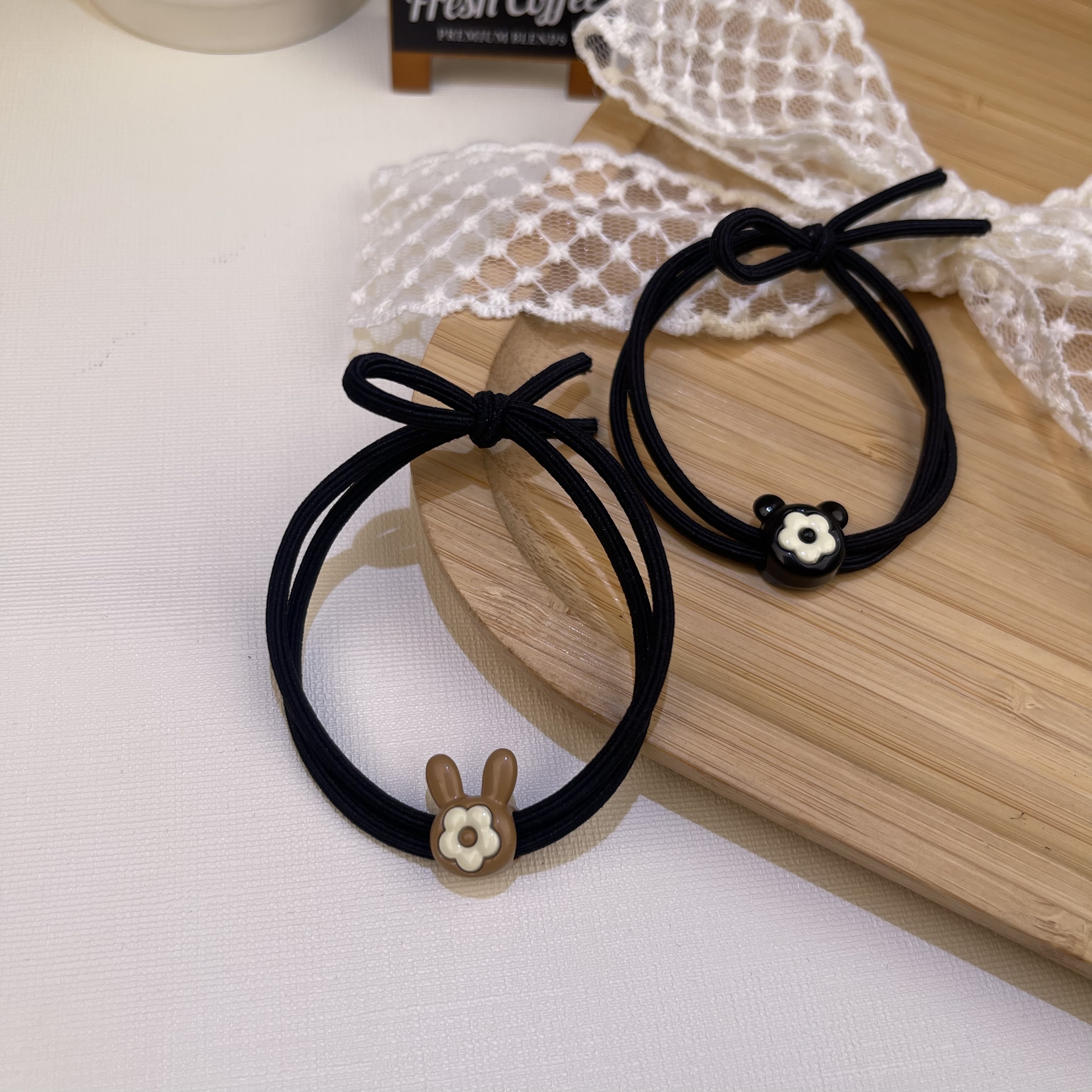 Hair accessories, headwear, hair ties, diamond hair ties, rubber bands for tying hair, exquisite and durable hair ties, fashionable hair accessories for women, elegant style, rubber bands for tying hair, diamond hair ties, hair accessories, headwear, hair ties Specification image