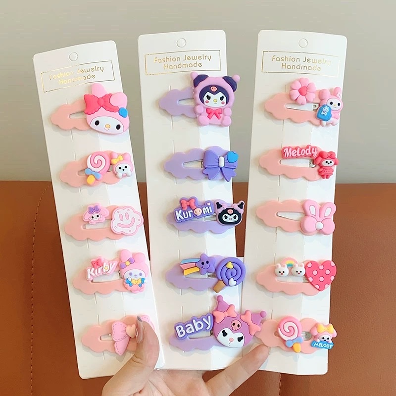 库洛米儿童发夹头饰女童掰掰夹发卡可爱女孩碎发夹子发饰宝宝卡子发卡