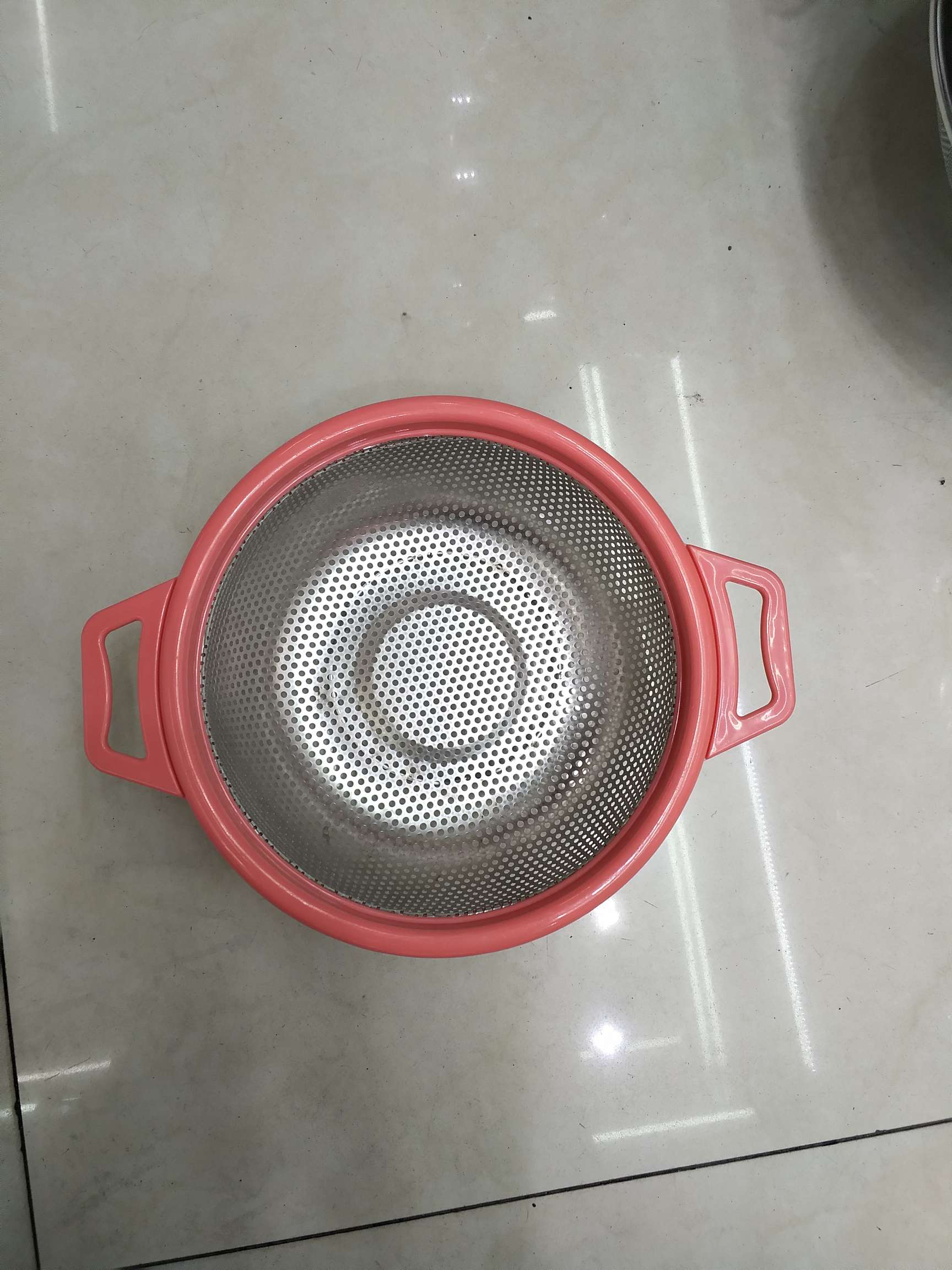 五金厨卫30cm彩边冲孔蓝