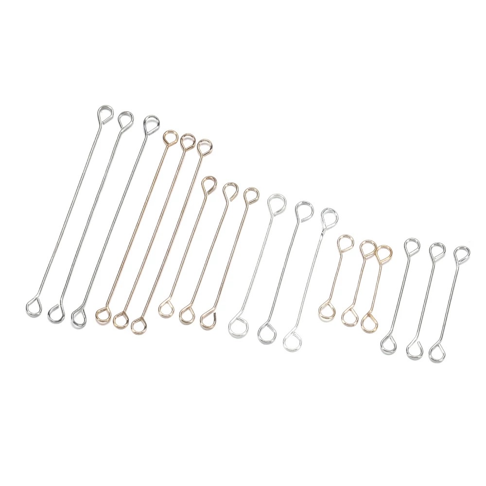 Handmade beaded material, double-ended nine-shaped needle connection, nine-pin earrings, pendants, DIY jewelry materials and accessories Application Scenario