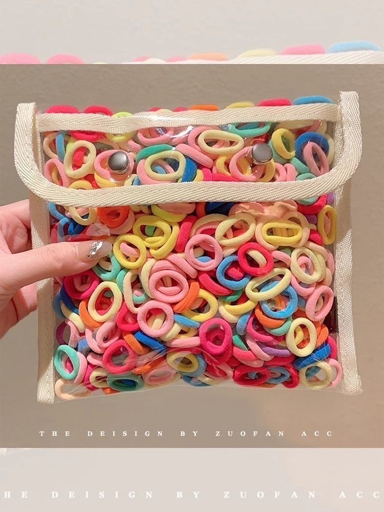 宝宝发圈高弹力儿童毛巾头绳伤发公主头发橡皮筋女童头饰2024细节图