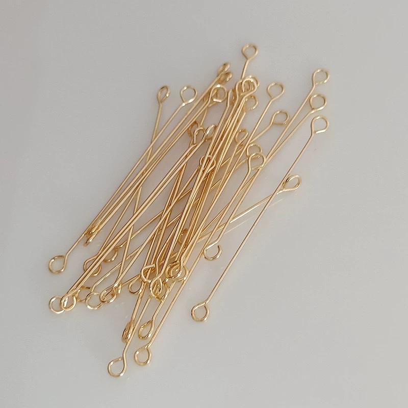 Handmade beaded material, double-ended nine-shaped needle connection, nine-pin earrings, pendants, DIY jewelry materials and accessories Item Picture