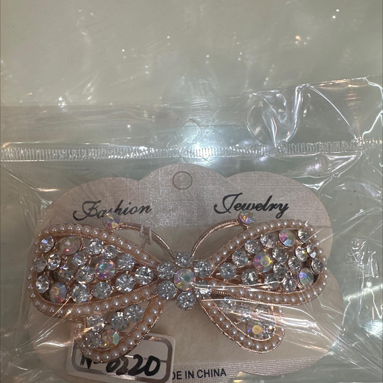 珍珠发夹钢夹 韩式大钢夹 蝴蝶发饰头饰创意饰品