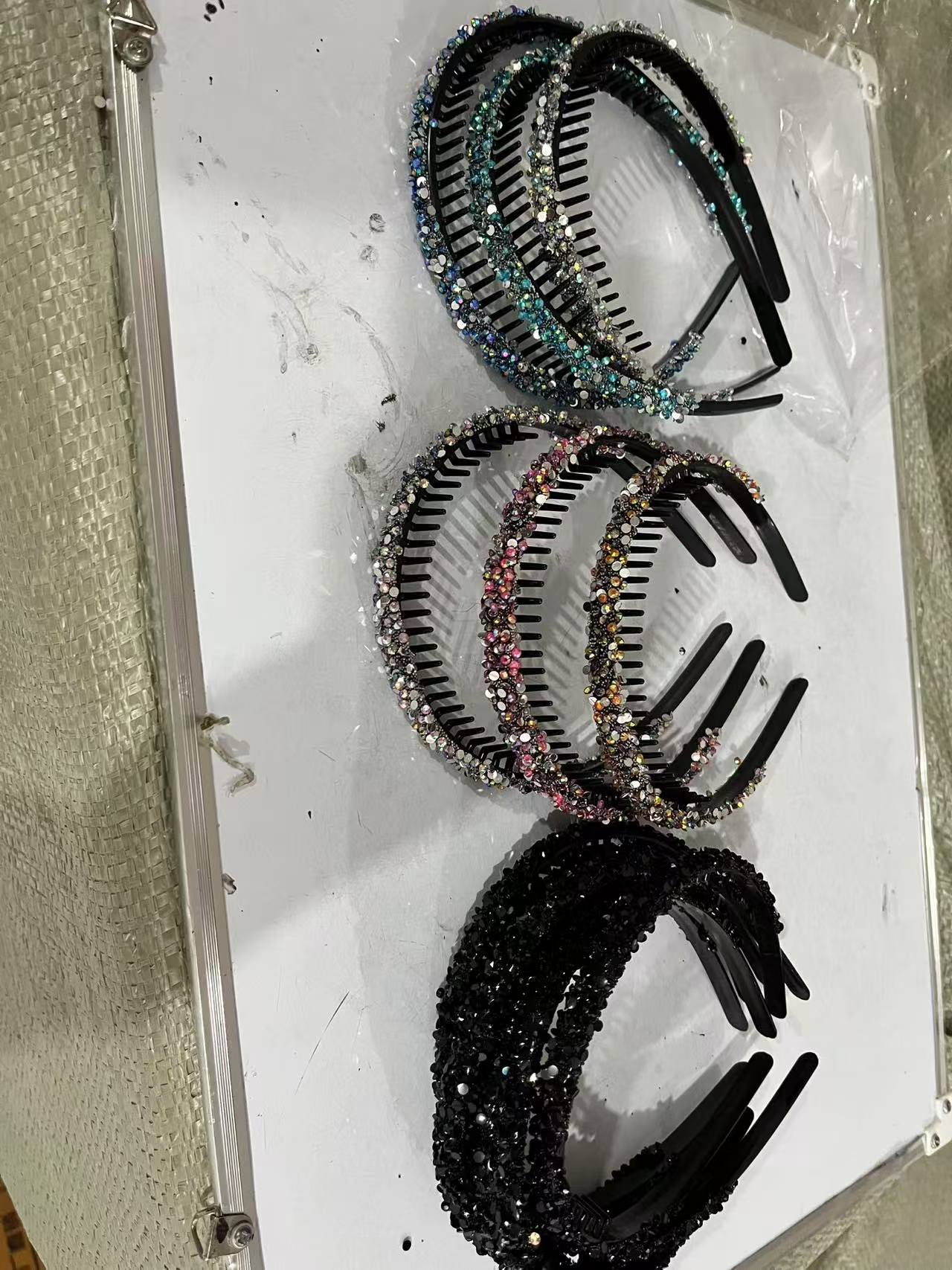 DIY手工制作套装 树脂配件 珠子 钥匙扣配件 奶油胶配饰 创意个性装饰品 手工艺品材料包，发圈6色