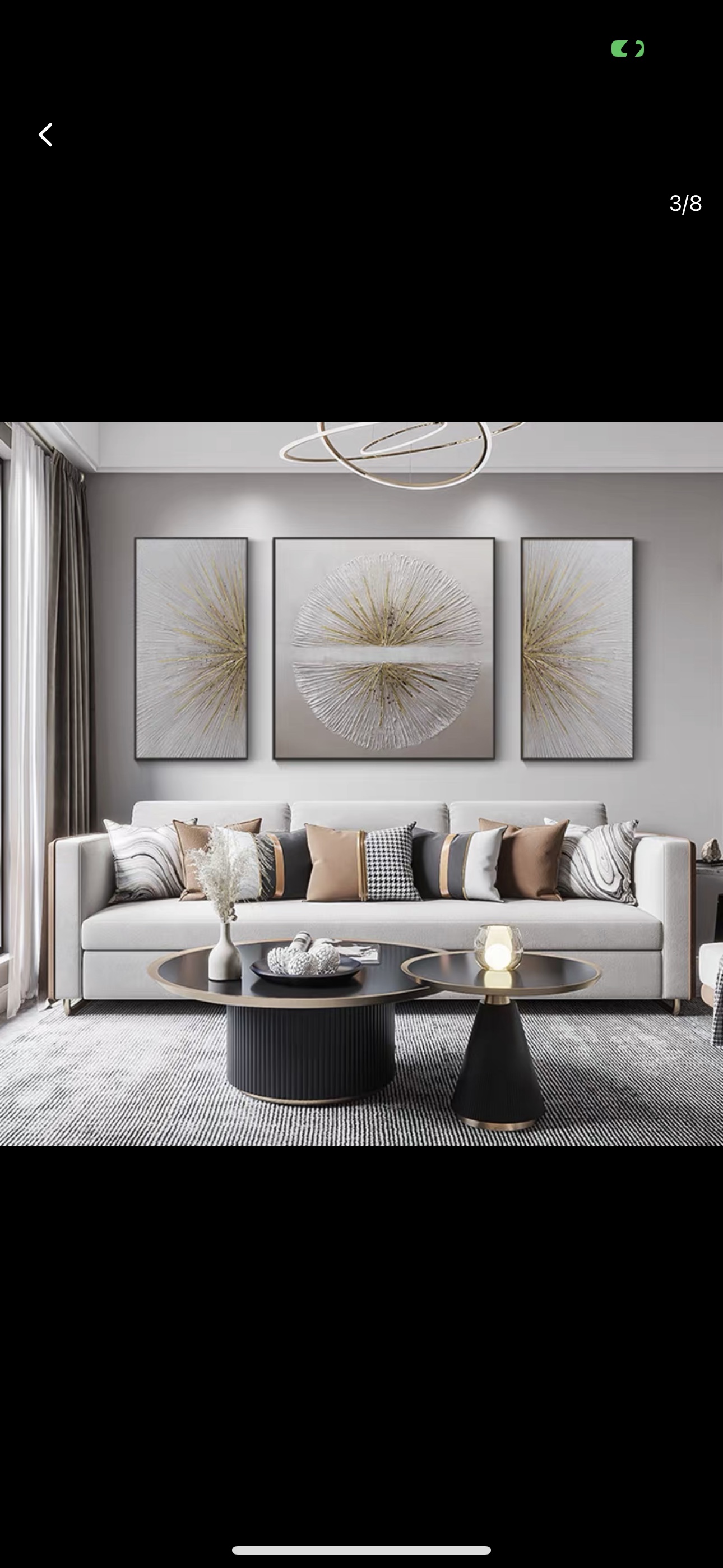 Modern and simple texture paintings, decorative oil paintings, wall hangings, and interior decorative artworks have a unique style Specification image
