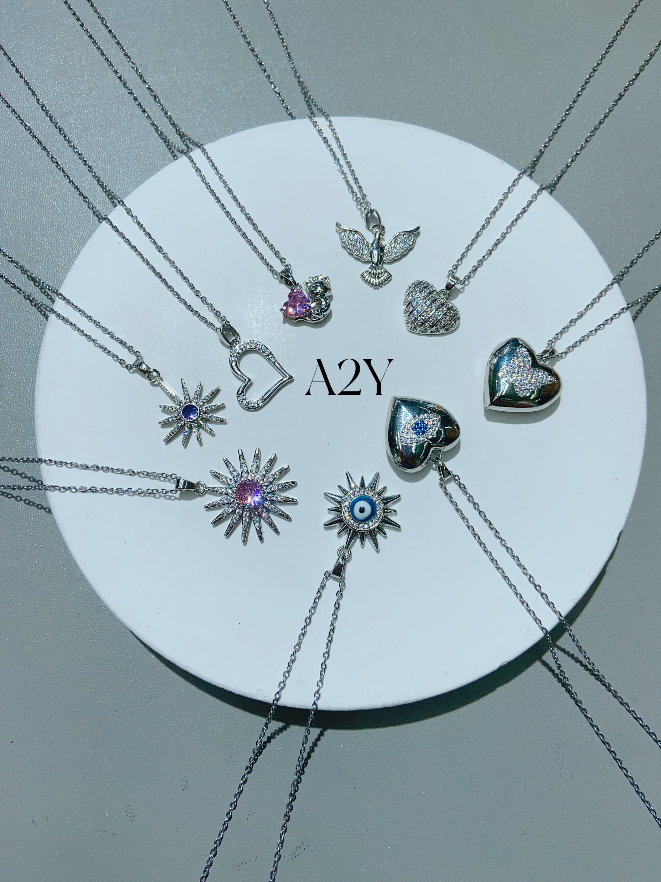Stainless steel copper gold-plated necklace, pearl necklace, European and American style Item Picture