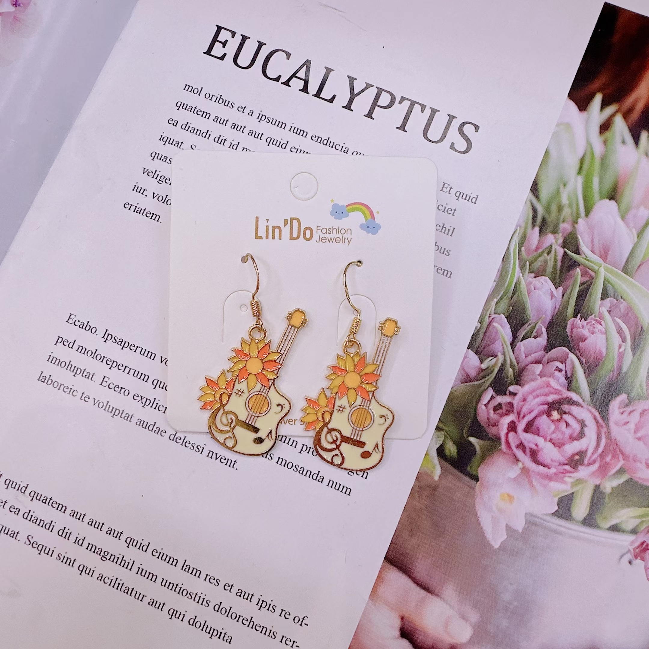 1218饰品店 创意设计耳钉 独特耳饰 精致女士饰品 时尚潮流耳装饰品详情图5