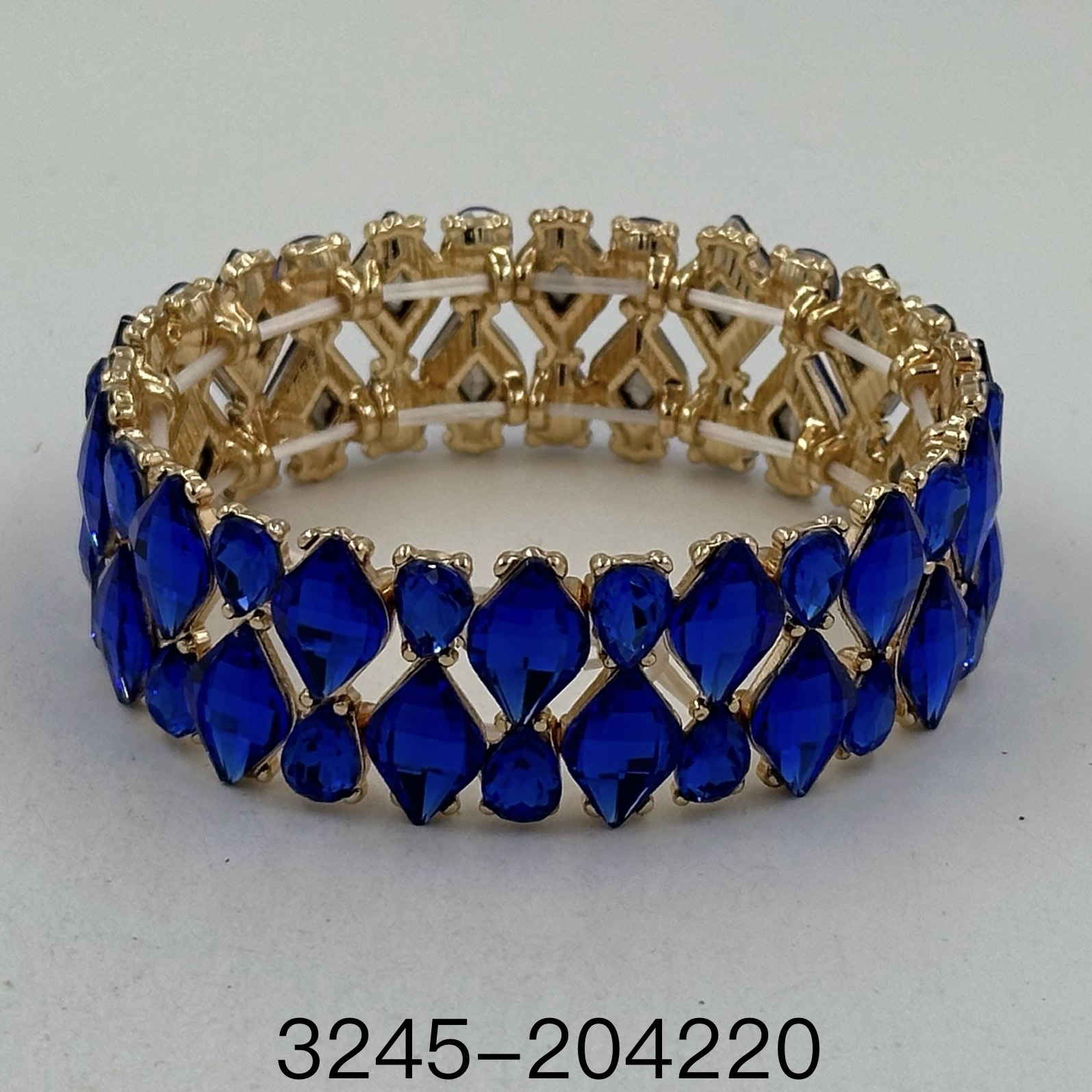 时尚水晶 弹力手镯 合金 时尚单品颜色可定制详情图5