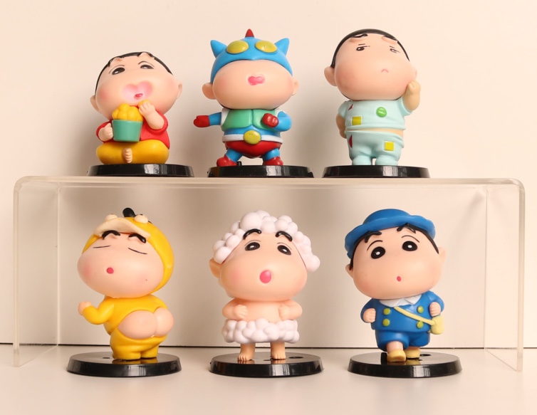 动漫蜡笔小新文创主题套装 停车牌礼品装饰品 精致工艺品收藏品