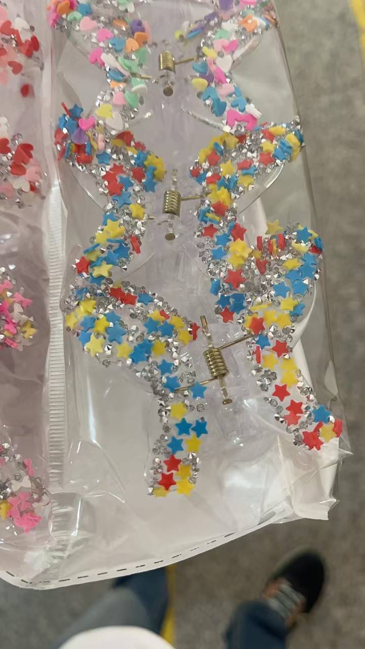 DIY手工制作套件 树脂珠子钥匙扣配件 奶油胶饰品配件 创意手工材料包4款价格一样