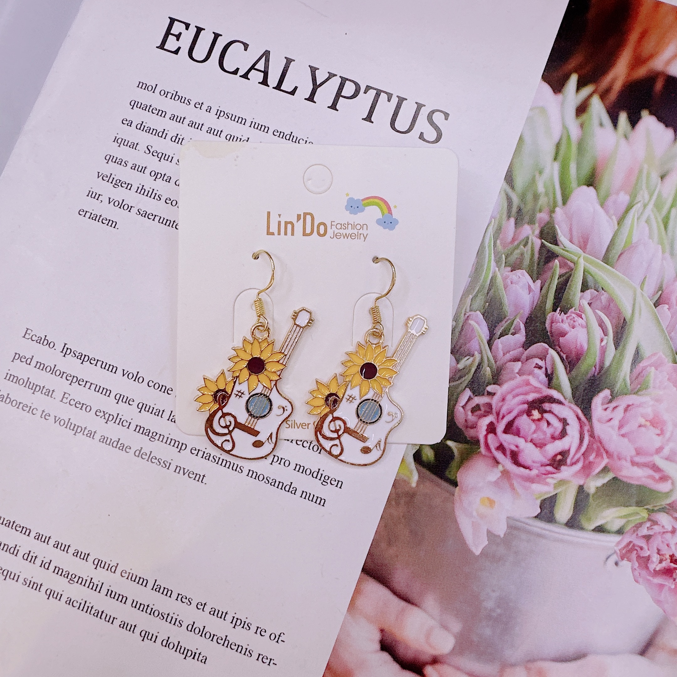 1218饰品店 创意设计耳钉 独特耳饰 精致女士饰品 时尚潮流耳装饰品详情图3