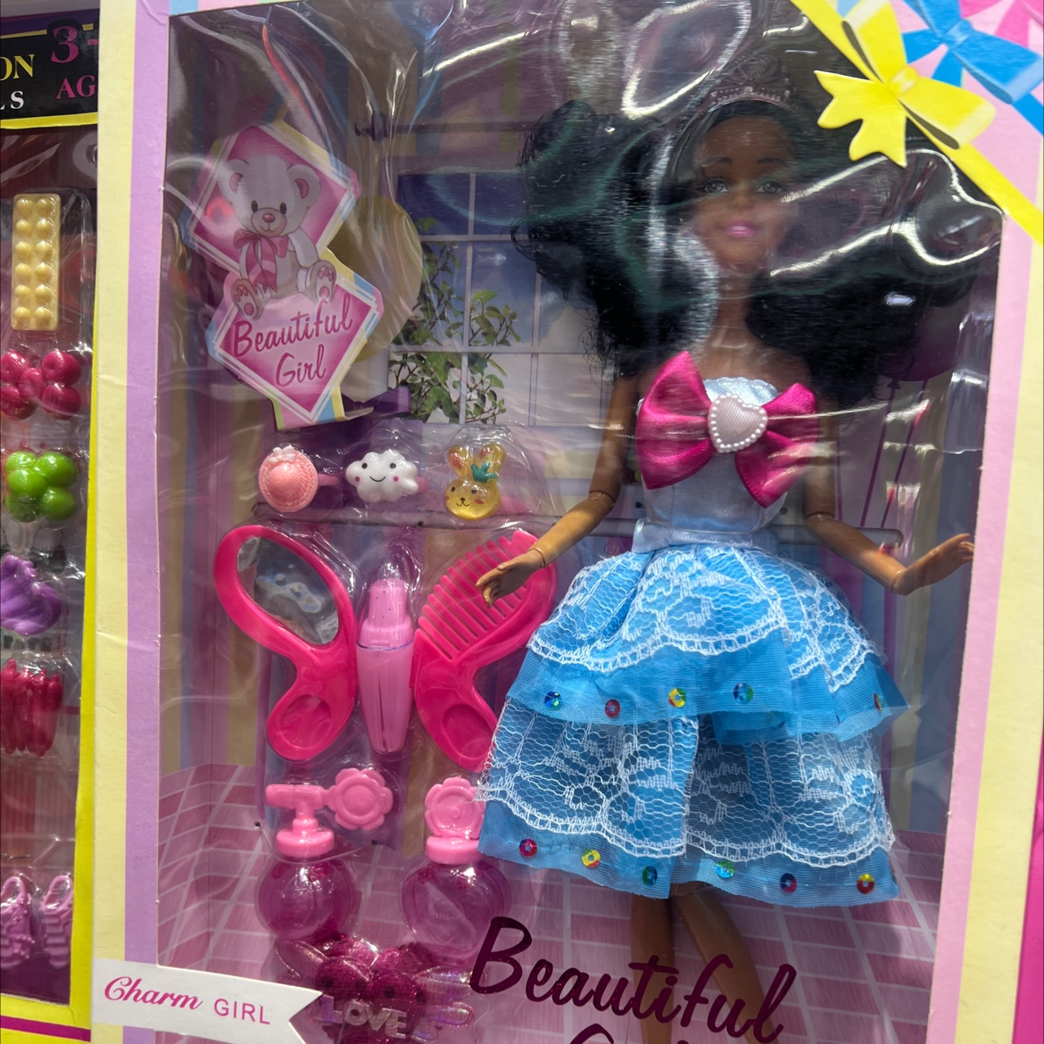 芭比娃娃，黑人，新款，可混款