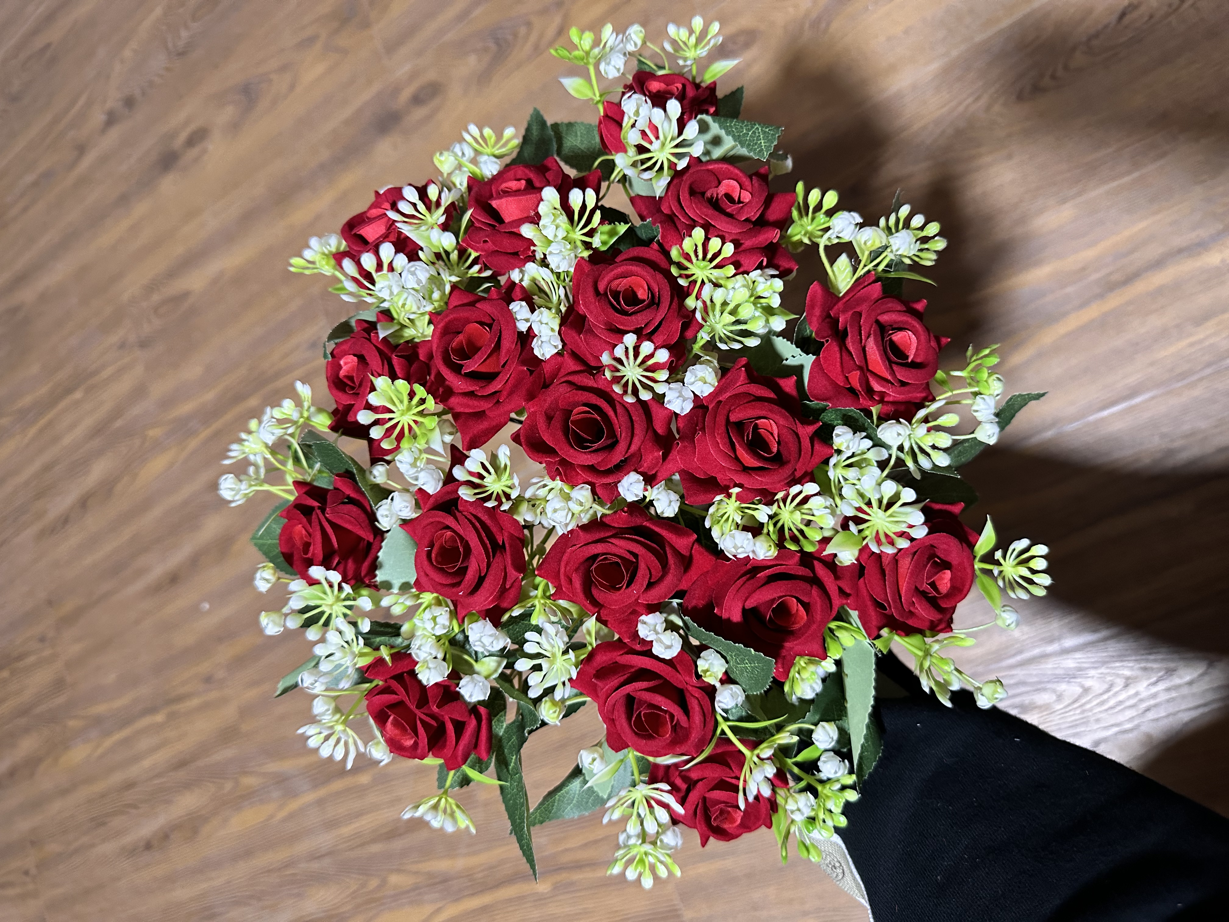 18 pieces, wedding flower gift box, olive pit bamboo joint imitation rattan storage basket