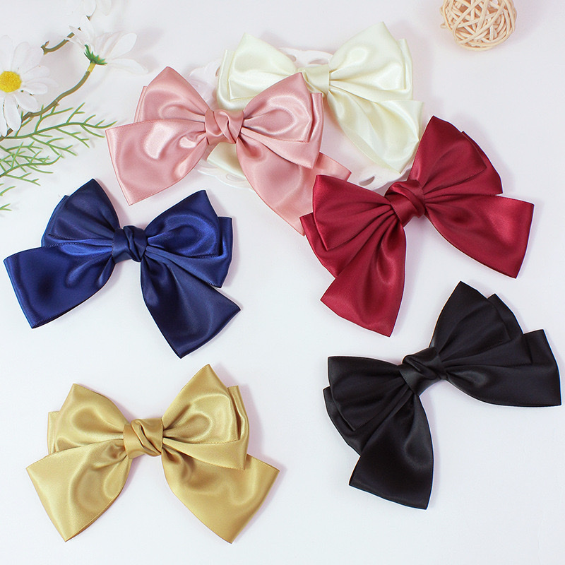 Creative accessories include glossy polyester hair clips, unique hair accessory designs, elegant ladies' hair clips, simple and fashionable headwear decorations Specification image