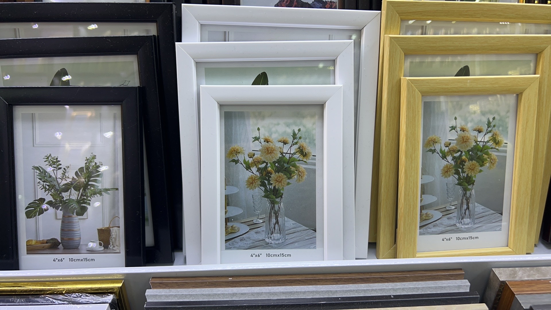 木质DIY相框创意家居装饰相框摆台 美化生活空间 简约现代画框摆设收纳图