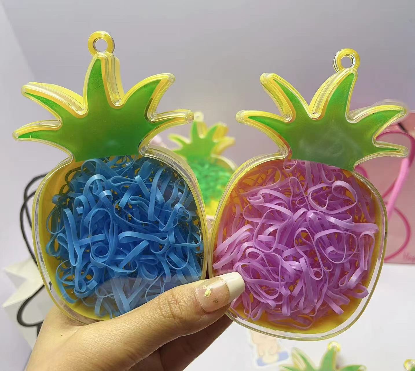 儿童皮筋橡胶制品 安全无毒橡皮筋皮圈 多色可选 持久耐用 不伤发质