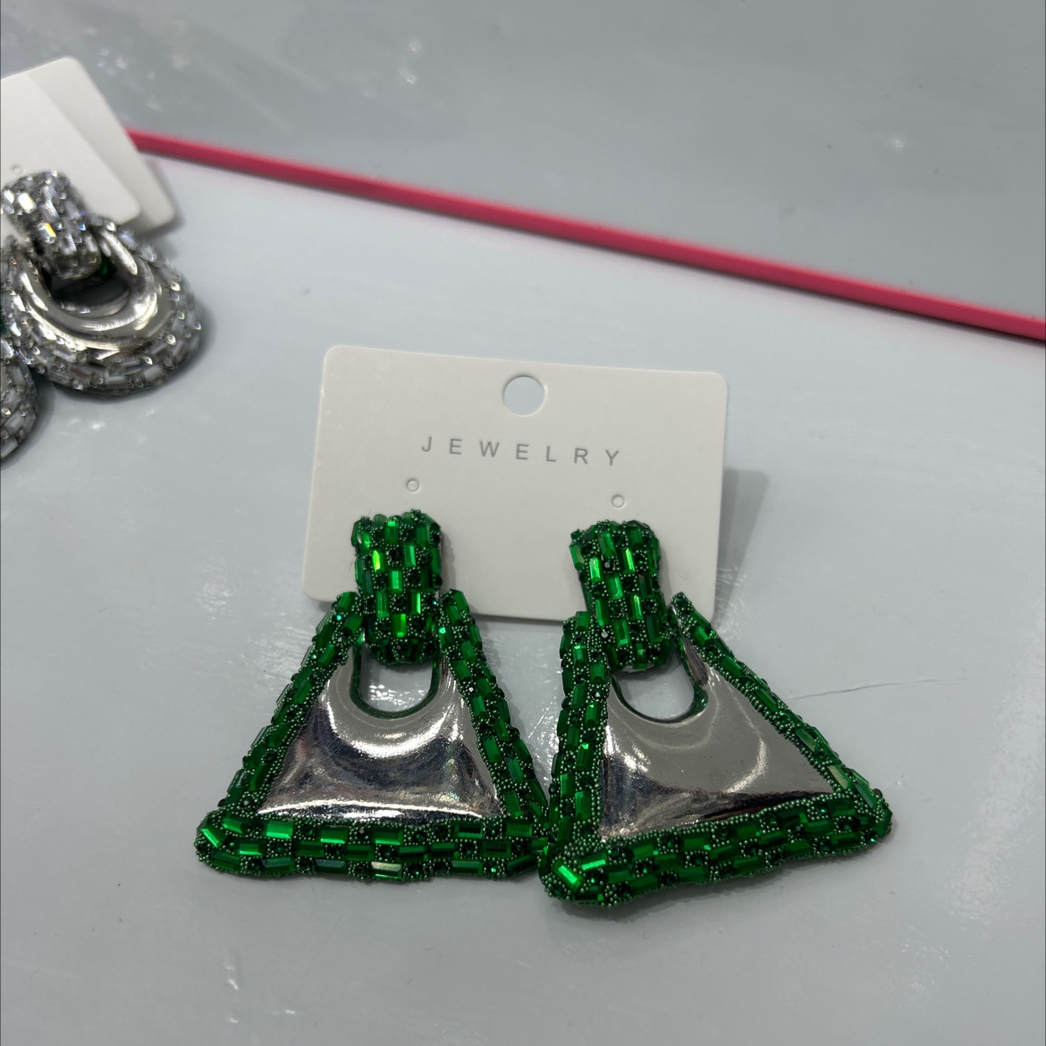 欧美时尚耳环 钻饰夸张 流行饰品 