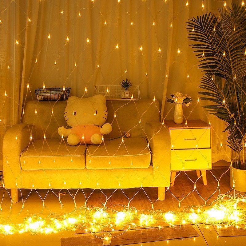 LED fishing net light, net light, grid light manufacturer wholesale outdoor courtyard hotel lawn waterproof Christmas decoration detail image 6