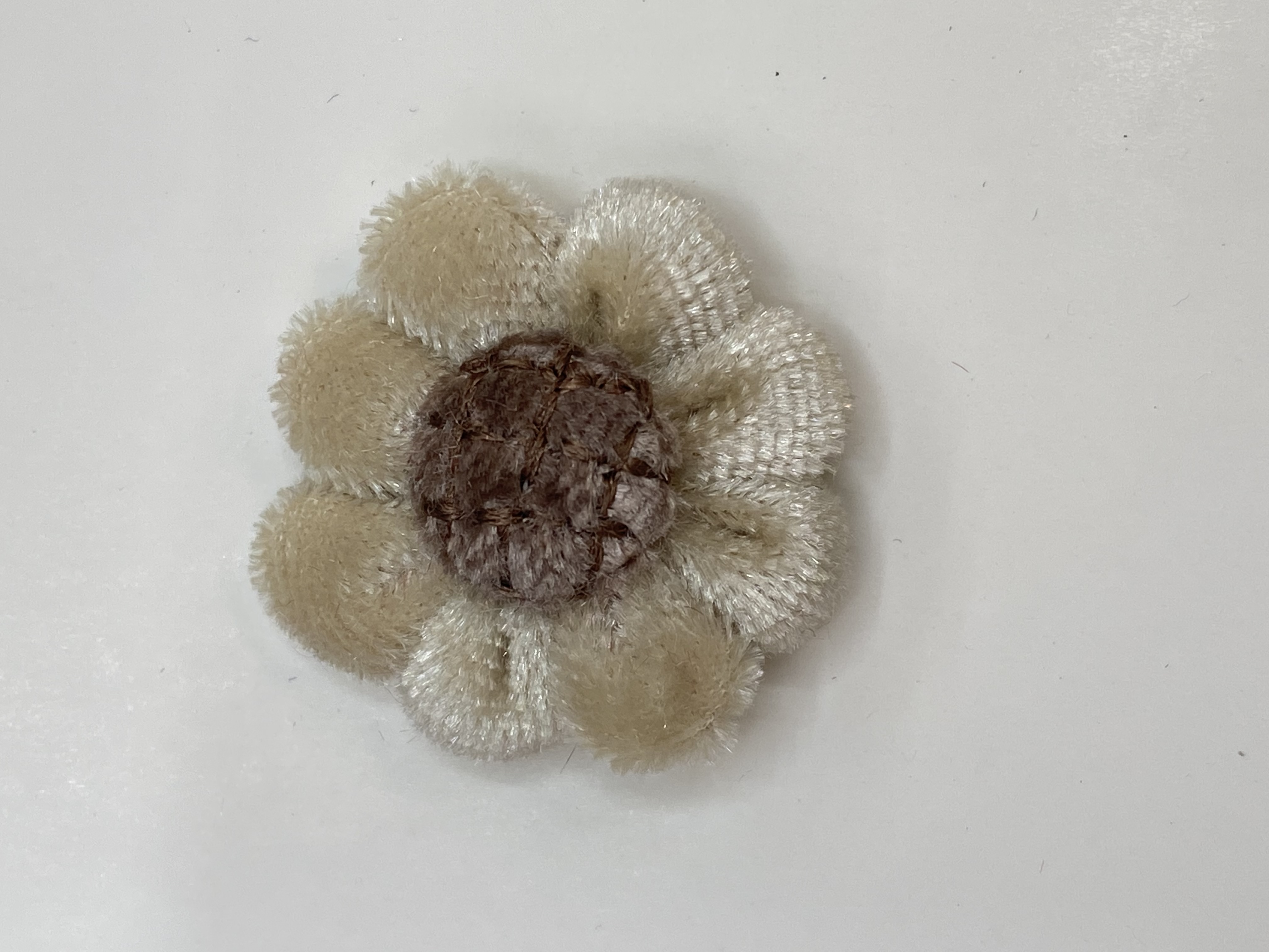 The cute velvet five-petal flower winter new clothing accessories, hair clips and hair accessories are available in a full range of colors Specification image