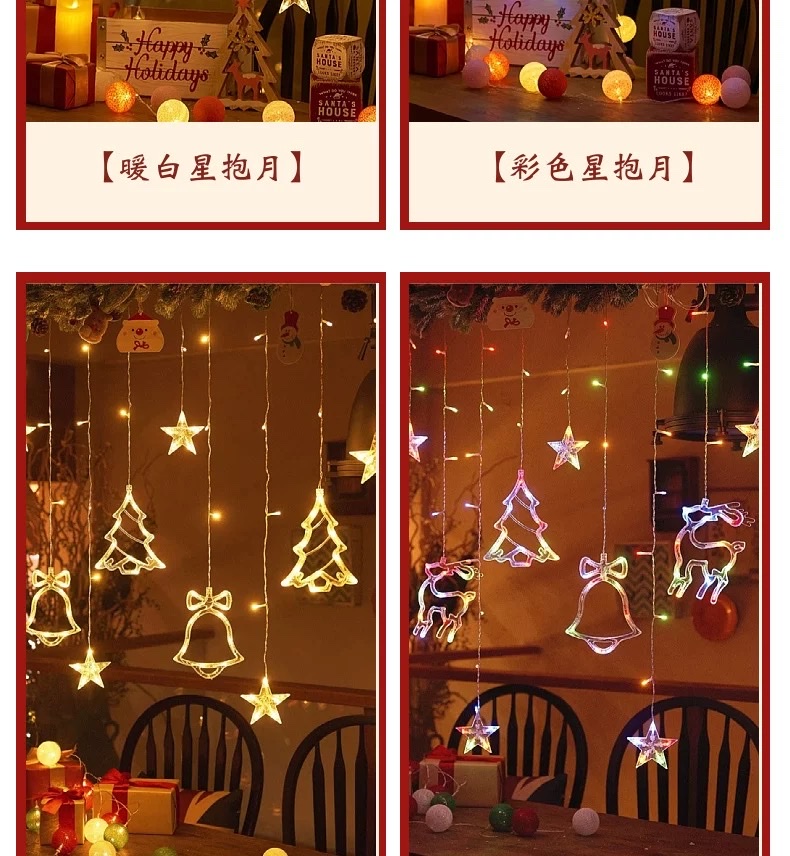 满天星生日 led星星灯彩灯闪灯串灯房间圣诞节装饰氛围灯场景布置彩灯详情图4